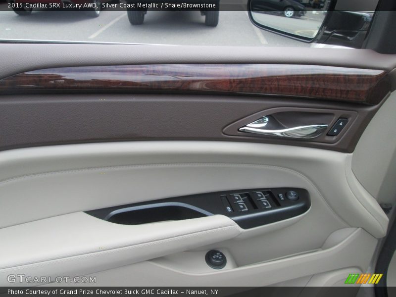Silver Coast Metallic / Shale/Brownstone 2015 Cadillac SRX Luxury AWD