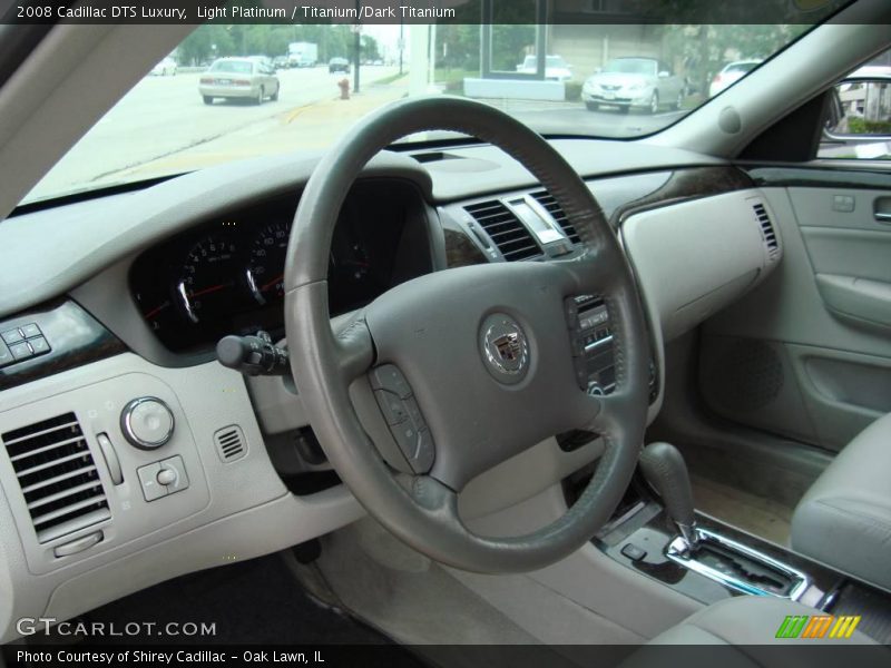 Light Platinum / Titanium/Dark Titanium 2008 Cadillac DTS Luxury