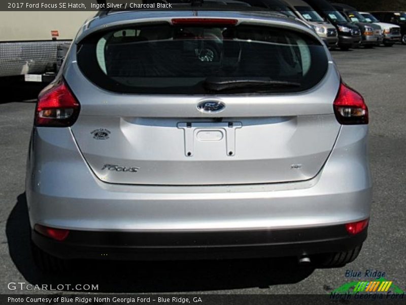 Ingot Silver / Charcoal Black 2017 Ford Focus SE Hatch