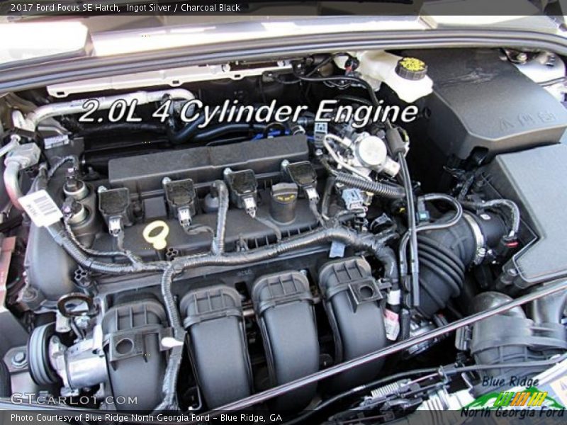 Ingot Silver / Charcoal Black 2017 Ford Focus SE Hatch