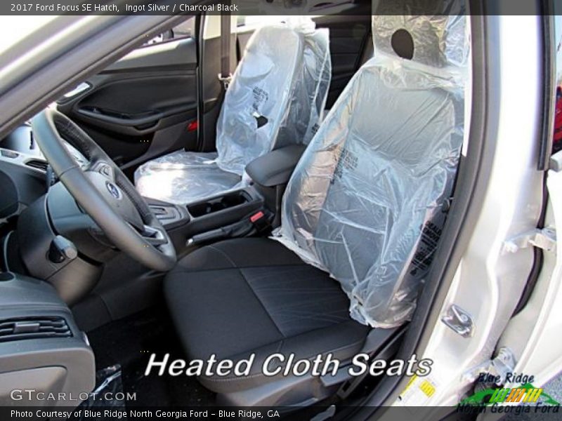 Ingot Silver / Charcoal Black 2017 Ford Focus SE Hatch