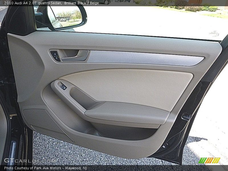 Door Panel of 2010 A4 2.0T quattro Sedan