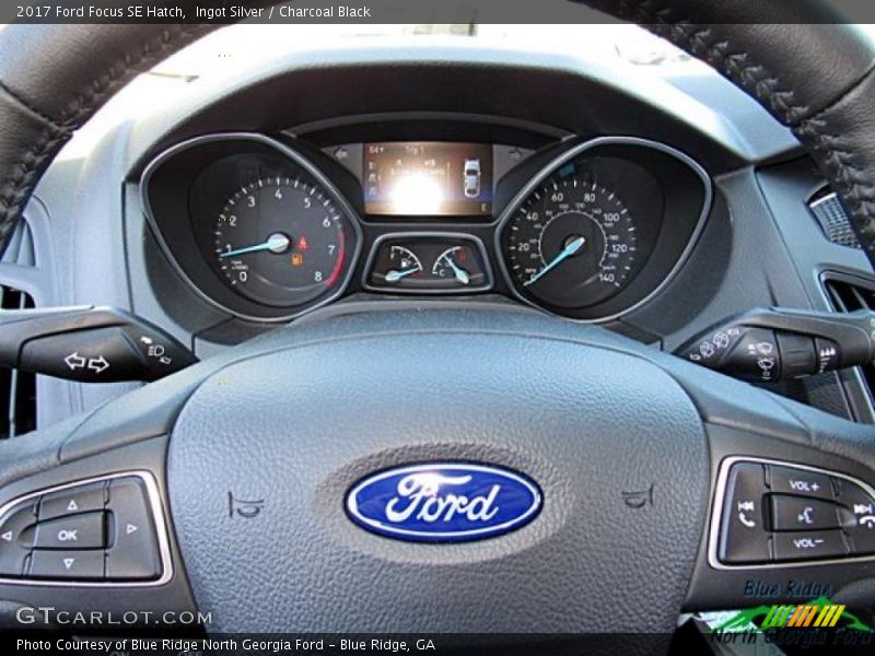 Ingot Silver / Charcoal Black 2017 Ford Focus SE Hatch