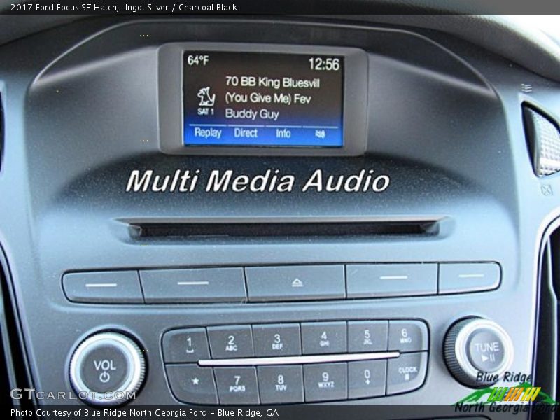 Ingot Silver / Charcoal Black 2017 Ford Focus SE Hatch