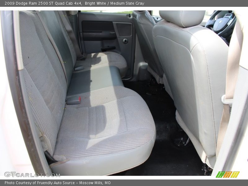 Bright White / Medium Slate Gray 2009 Dodge Ram 2500 ST Quad Cab 4x4