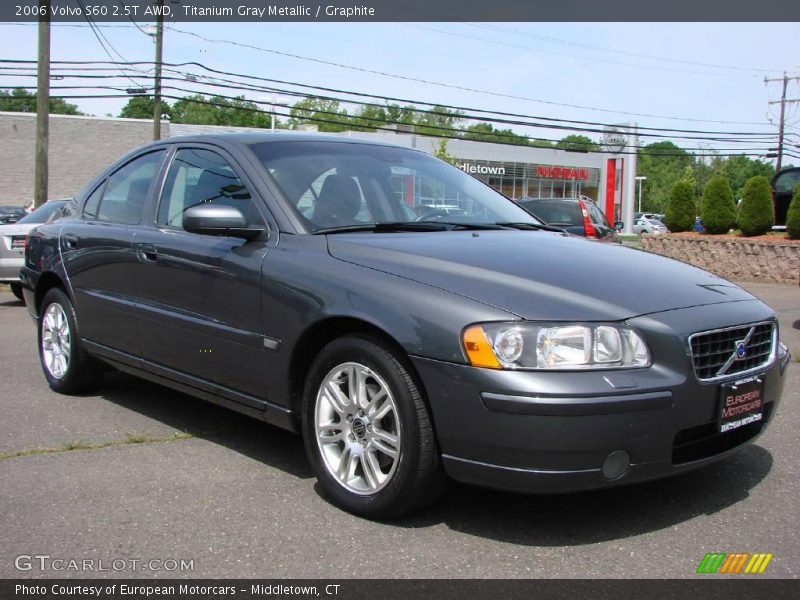 Titanium Gray Metallic / Graphite 2006 Volvo S60 2.5T AWD