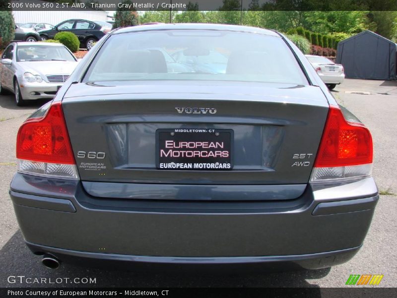 Titanium Gray Metallic / Graphite 2006 Volvo S60 2.5T AWD