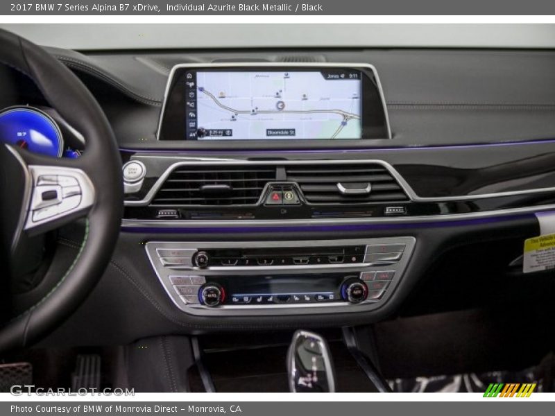 Individual Azurite Black Metallic / Black 2017 BMW 7 Series Alpina B7 xDrive