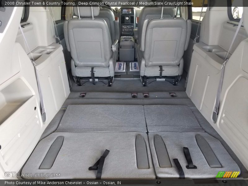 Deep Crimson Crystal Pearlcoat / Medium Slate Gray/Light Shale 2008 Chrysler Town & Country Touring