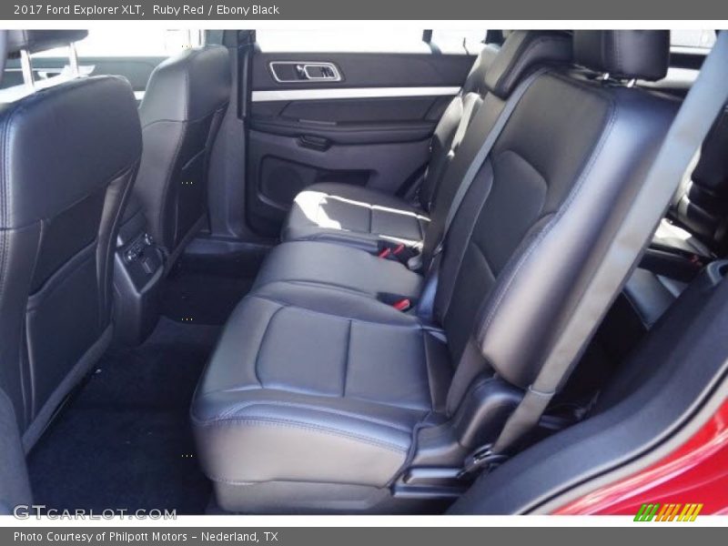 Ruby Red / Ebony Black 2017 Ford Explorer XLT