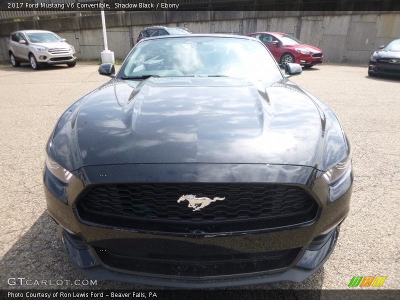 Shadow Black / Ebony 2017 Ford Mustang V6 Convertible