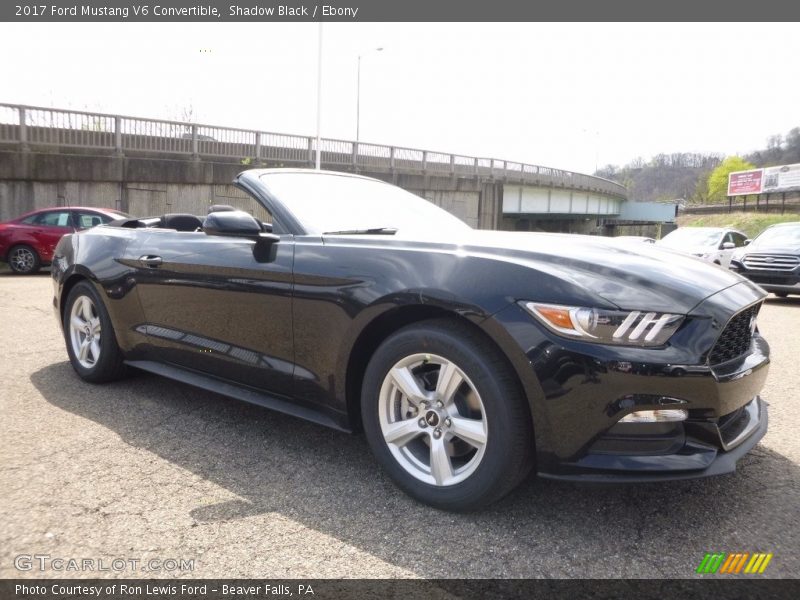 Shadow Black / Ebony 2017 Ford Mustang V6 Convertible