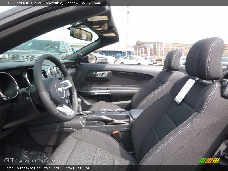 Shadow Black / Ebony 2017 Ford Mustang V6 Convertible