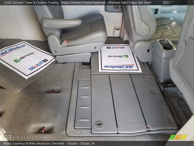 Deep Crimson Crystal Pearlcoat / Medium Slate Gray/Light Shale 2008 Chrysler Town & Country Touring