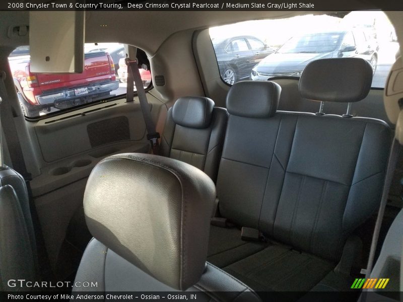 Deep Crimson Crystal Pearlcoat / Medium Slate Gray/Light Shale 2008 Chrysler Town & Country Touring