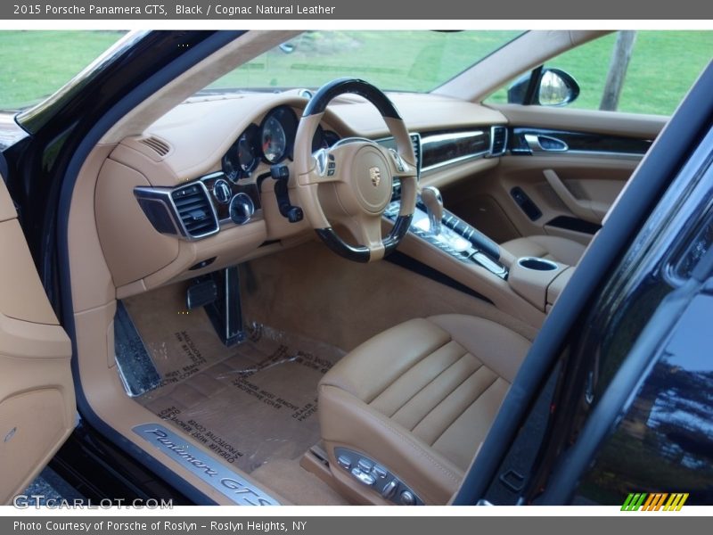 Black / Cognac Natural Leather 2015 Porsche Panamera GTS