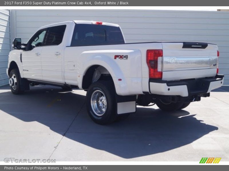 Oxford White / Black 2017 Ford F350 Super Duty Platinum Crew Cab 4x4
