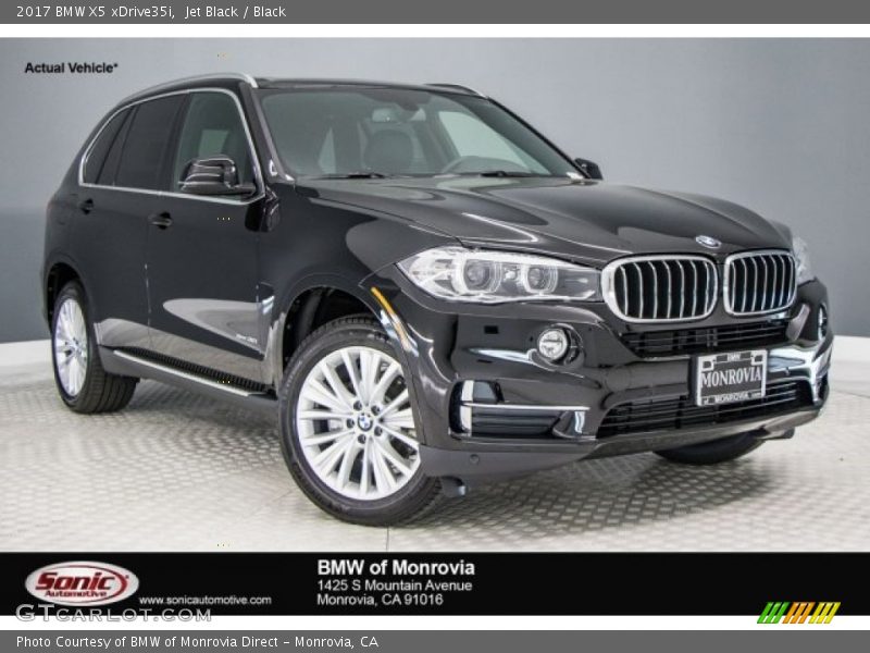 Jet Black / Black 2017 BMW X5 xDrive35i