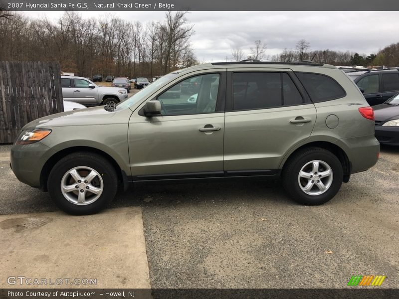 Natural Khaki Green / Beige 2007 Hyundai Santa Fe GLS