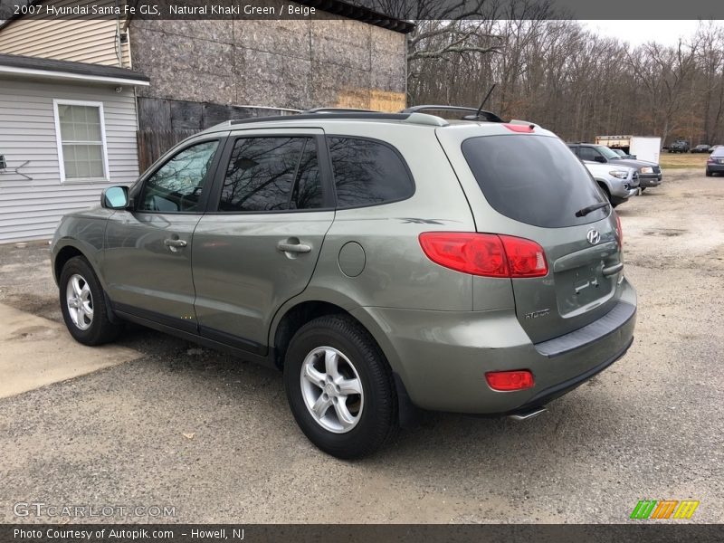 Natural Khaki Green / Beige 2007 Hyundai Santa Fe GLS