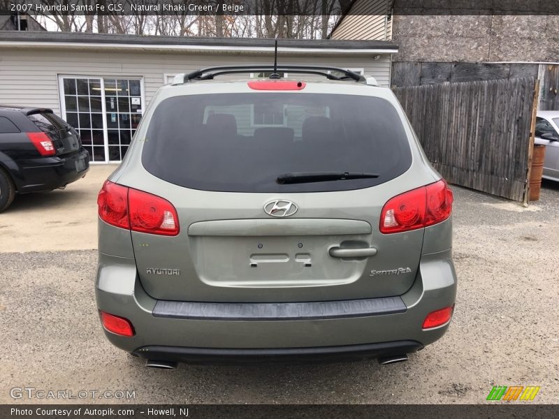 Natural Khaki Green / Beige 2007 Hyundai Santa Fe GLS