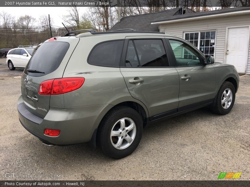 Natural Khaki Green / Beige 2007 Hyundai Santa Fe GLS