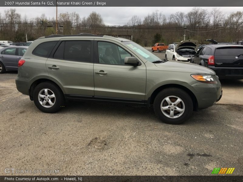 Natural Khaki Green / Beige 2007 Hyundai Santa Fe GLS