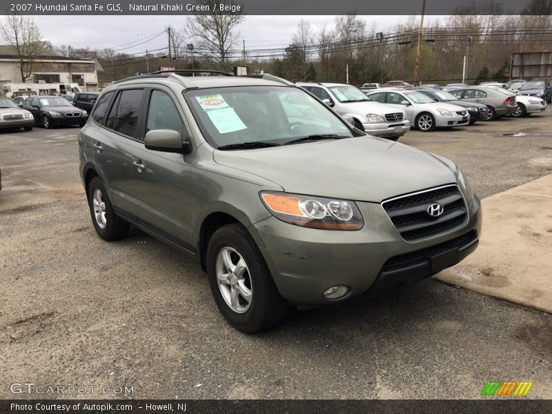 Natural Khaki Green / Beige 2007 Hyundai Santa Fe GLS