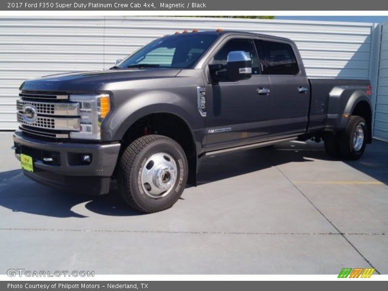 Magnetic / Black 2017 Ford F350 Super Duty Platinum Crew Cab 4x4