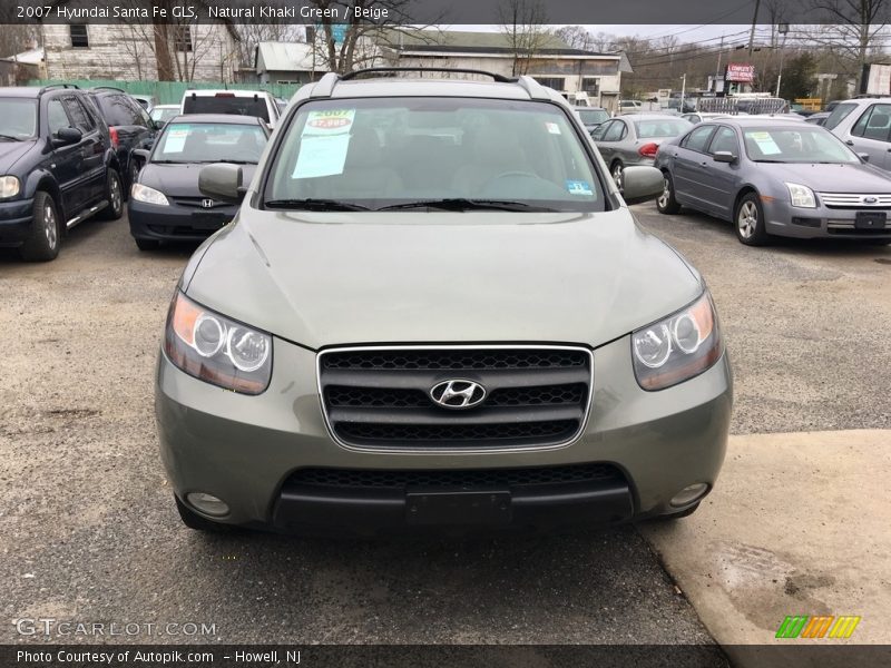 Natural Khaki Green / Beige 2007 Hyundai Santa Fe GLS