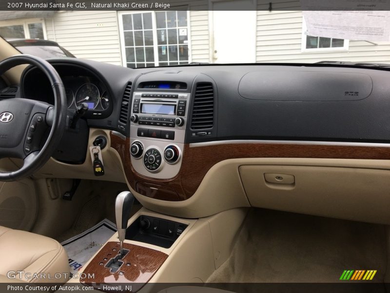 Natural Khaki Green / Beige 2007 Hyundai Santa Fe GLS