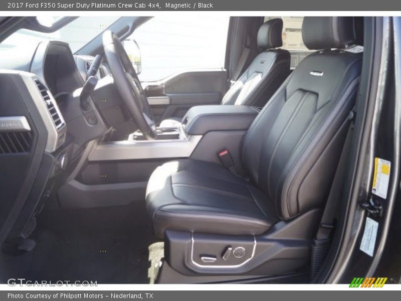 Magnetic / Black 2017 Ford F350 Super Duty Platinum Crew Cab 4x4