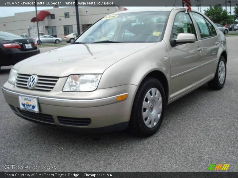 Wheat Beige Metallic / Beige 2004 Volkswagen Jetta GL Sedan
