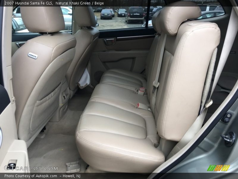 Natural Khaki Green / Beige 2007 Hyundai Santa Fe GLS