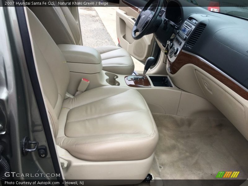 Natural Khaki Green / Beige 2007 Hyundai Santa Fe GLS