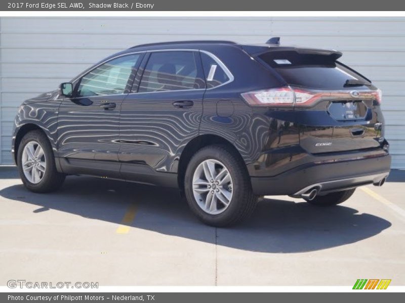 Shadow Black / Ebony 2017 Ford Edge SEL AWD