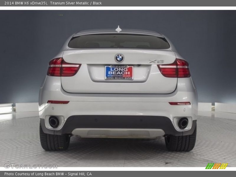 Titanium Silver Metallic / Black 2014 BMW X6 xDrive35i