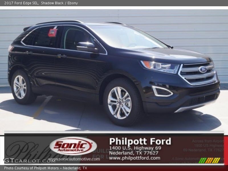 Shadow Black / Ebony 2017 Ford Edge SEL
