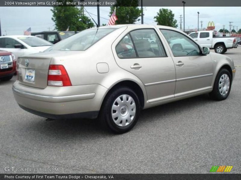 Wheat Beige Metallic / Beige 2004 Volkswagen Jetta GL Sedan