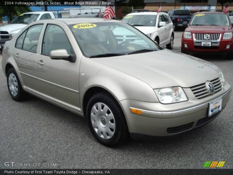 Wheat Beige Metallic / Beige 2004 Volkswagen Jetta GL Sedan