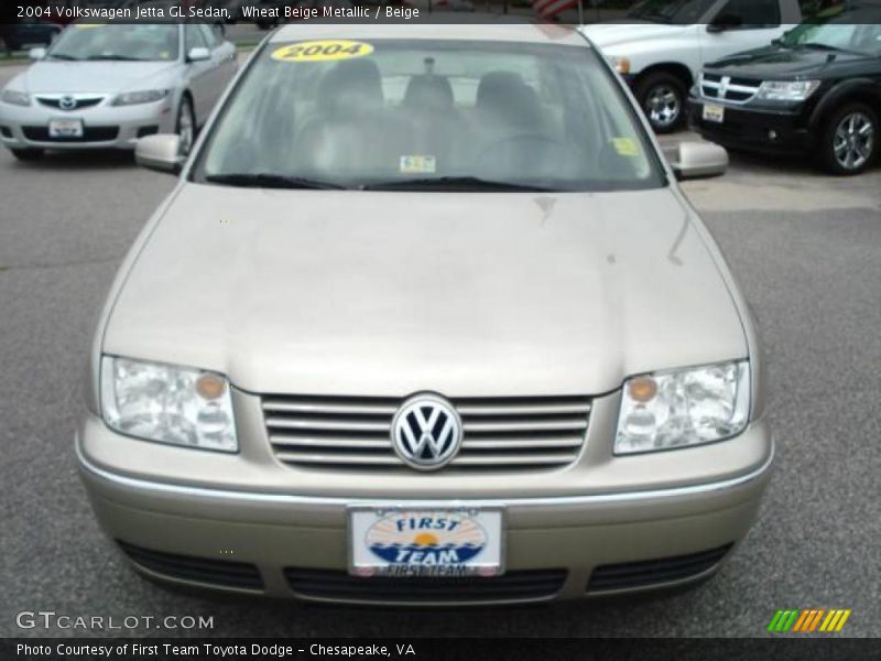 Wheat Beige Metallic / Beige 2004 Volkswagen Jetta GL Sedan