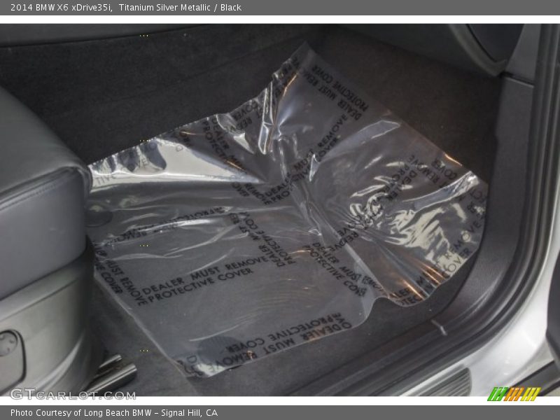 Titanium Silver Metallic / Black 2014 BMW X6 xDrive35i