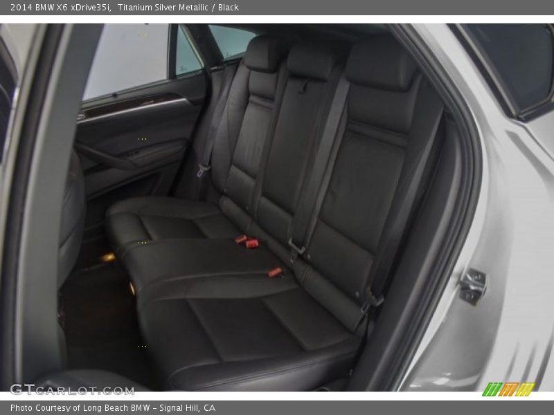 Titanium Silver Metallic / Black 2014 BMW X6 xDrive35i