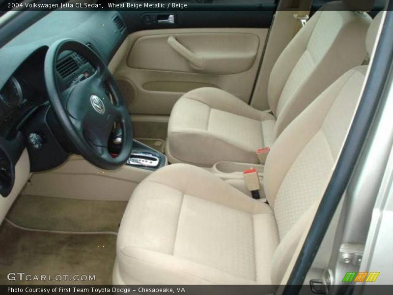 Wheat Beige Metallic / Beige 2004 Volkswagen Jetta GL Sedan