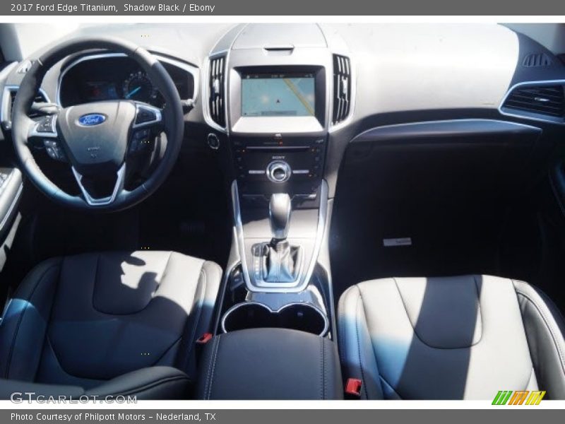 Shadow Black / Ebony 2017 Ford Edge Titanium