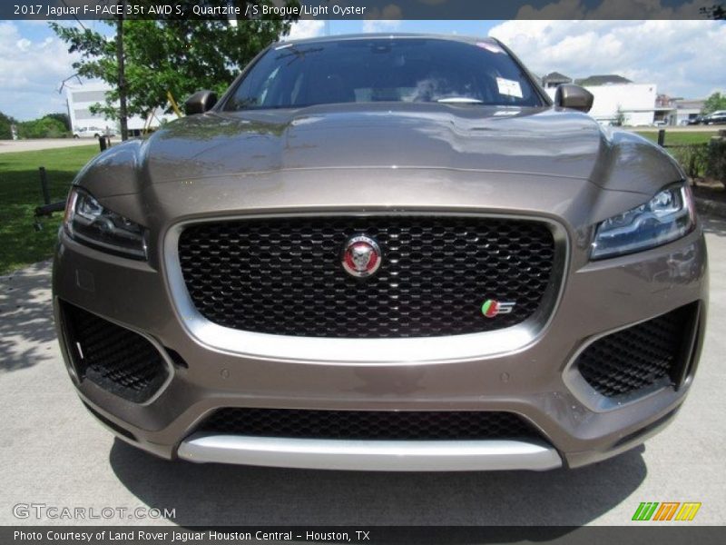 Quartzite / S Brogue/Light Oyster 2017 Jaguar F-PACE 35t AWD S