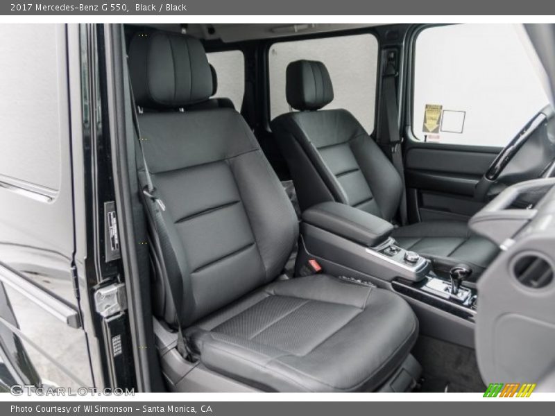 Black / Black 2017 Mercedes-Benz G 550