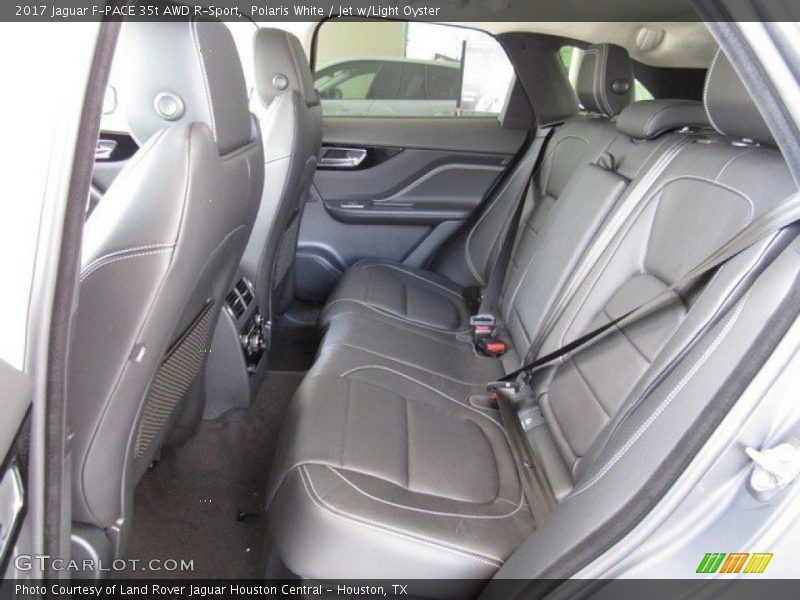 Polaris White / Jet w/Light Oyster 2017 Jaguar F-PACE 35t AWD R-Sport