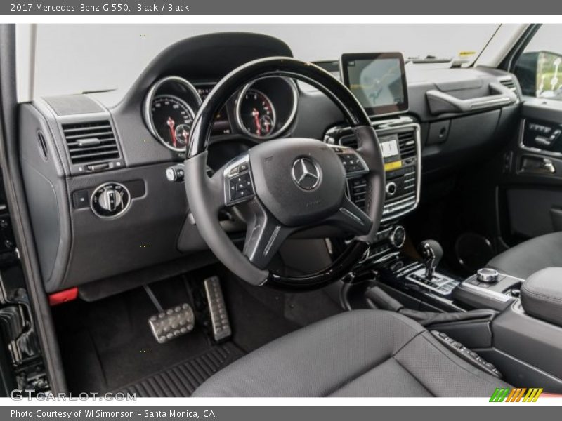 Black / Black 2017 Mercedes-Benz G 550