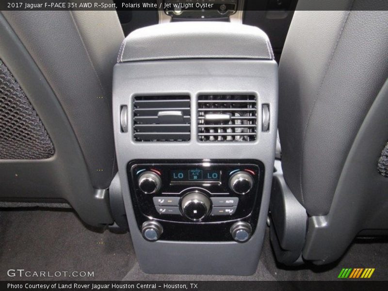 Polaris White / Jet w/Light Oyster 2017 Jaguar F-PACE 35t AWD R-Sport